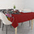 New Zealand Silver Fern Christmas Tree Tablecloth Meri Kirihimete - Polynesian Pride