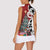 New Zealand Silver Fern Christmas Tree Women Sleeveless Polo Shirt Meri Kirihimete - Polynesian Pride