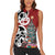 New Zealand Silver Fern Christmas Tree Women Sleeveless Polo Shirt Meri Kirihimete - Polynesian Pride