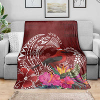 Personalized Samoa Meri Krisimasi Blanket Segasegamau'u Mix Siapo LT7 - Polynesian Pride