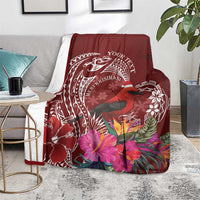 Personalized Samoa Meri Krisimasi Blanket Segasegamau'u Mix Siapo LT7 - Polynesian Pride