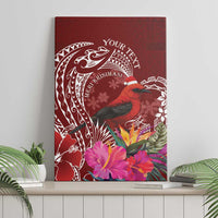 Personalized Samoa Meri Krisimasi Canvas Wall Art Segasegamau'u Mix Siapo LT7 - Polynesian Pride