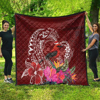 Personalized Samoa Meri Krisimasi Quilt Segasegamau'u Mix Siapo LT7 - Polynesian Pride