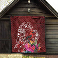 Personalized Samoa Meri Krisimasi Quilt Segasegamau'u Mix Siapo LT7 - Polynesian Pride