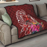 Personalized Samoa Meri Krisimasi Quilt Segasegamau'u Mix Siapo LT7 - Polynesian Pride
