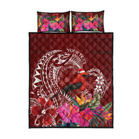 Personalized Samoa Meri Krisimasi Quilt Bed Set Segasegamau'u Mix Siapo LT7 - Polynesian Pride