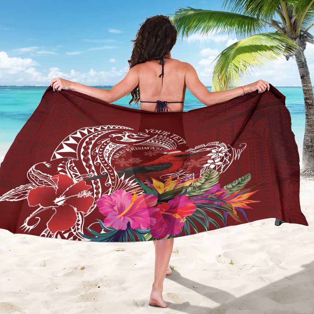 Personalized Samoa Meri Krisimasi Sarong Segasegamau'u Mix Siapo
