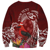 Personalized Samoa Meri Krisimasi Sweatshirt Segasegamau'u Mix Siapo LT7 - Polynesian Pride