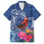 Personalized Samoa Christmas Family Matching Tank Maxi Dress and Hawaiian Shirt Cardinal Honeyeater Mix Siapo