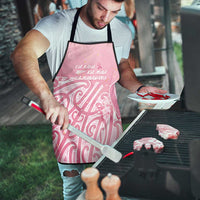 Breast Cancer Awareness Maori Apron Kia Kaha Kia Maia Kia Manawanui - Polynesian Pride