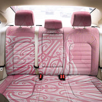 Breast Cancer Awareness Maori Back Car Seat Cover Kia Kaha Kia Maia Kia Manawanui - Polynesian Pride
