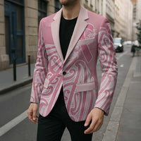 Breast Cancer Awareness Maori Blazer Kia Kaha Kia Maia Kia Manawanui - Polynesian Pride