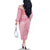 Breast Cancer Awareness Maori Family Matching Off The Shoulder Long Sleeve Dress and Hawaiian Shirt Kia Kaha Kia Maia Kia Manawanui - Polynesian Pride