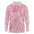 Breast Cancer Awareness Maori Long Sleeve Polo Shirt Kia Kaha Kia Maia Kia Manawanui - Polynesian Pride