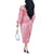 Breast Cancer Awareness Maori Off The Shoulder Long Sleeve Dress Kia Kaha Kia Maia Kia Manawanui - Polynesian Pride
