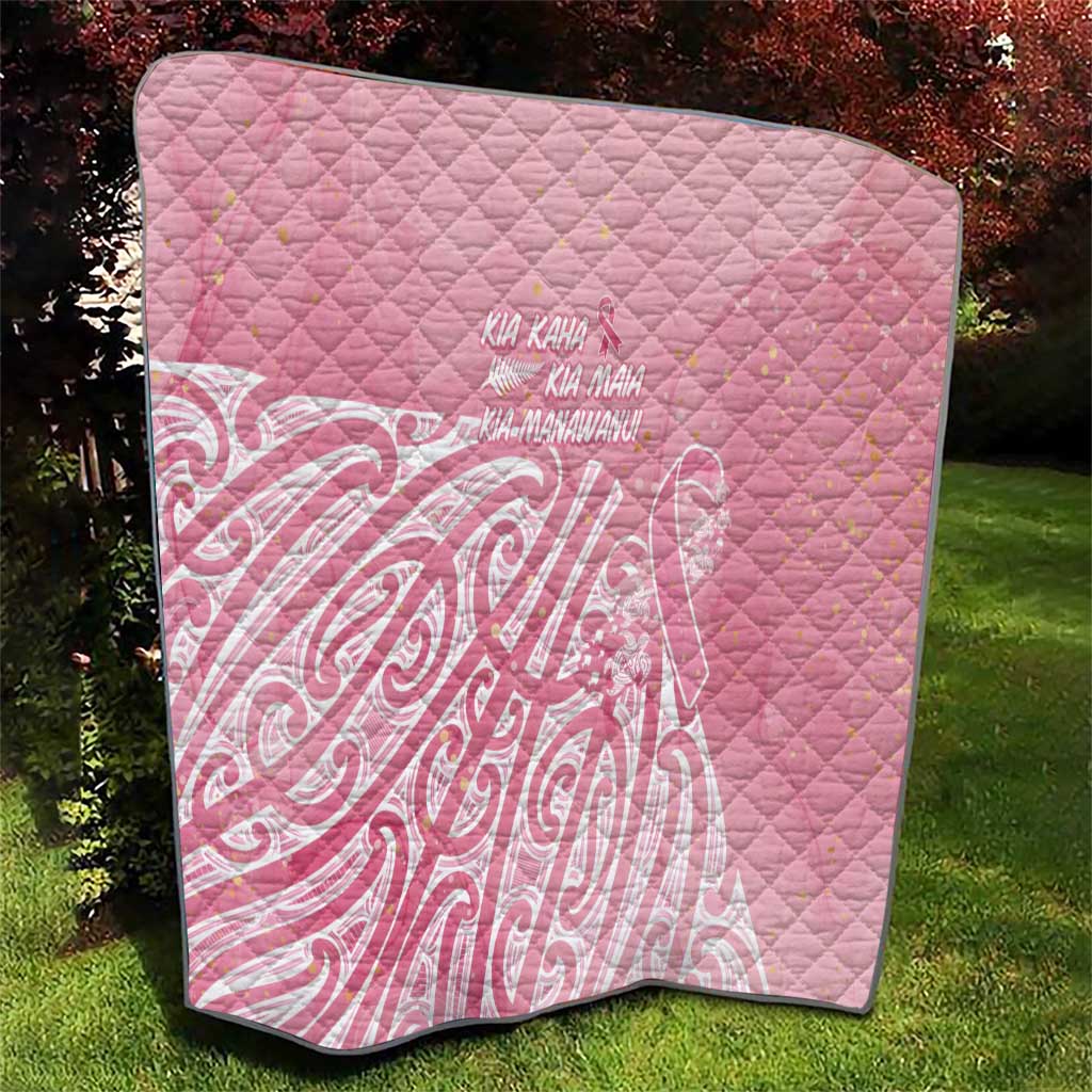 Breast Cancer Awareness Maori Quilt Kia Kaha Kia Maia Kia Manawanui - Polynesian Pride