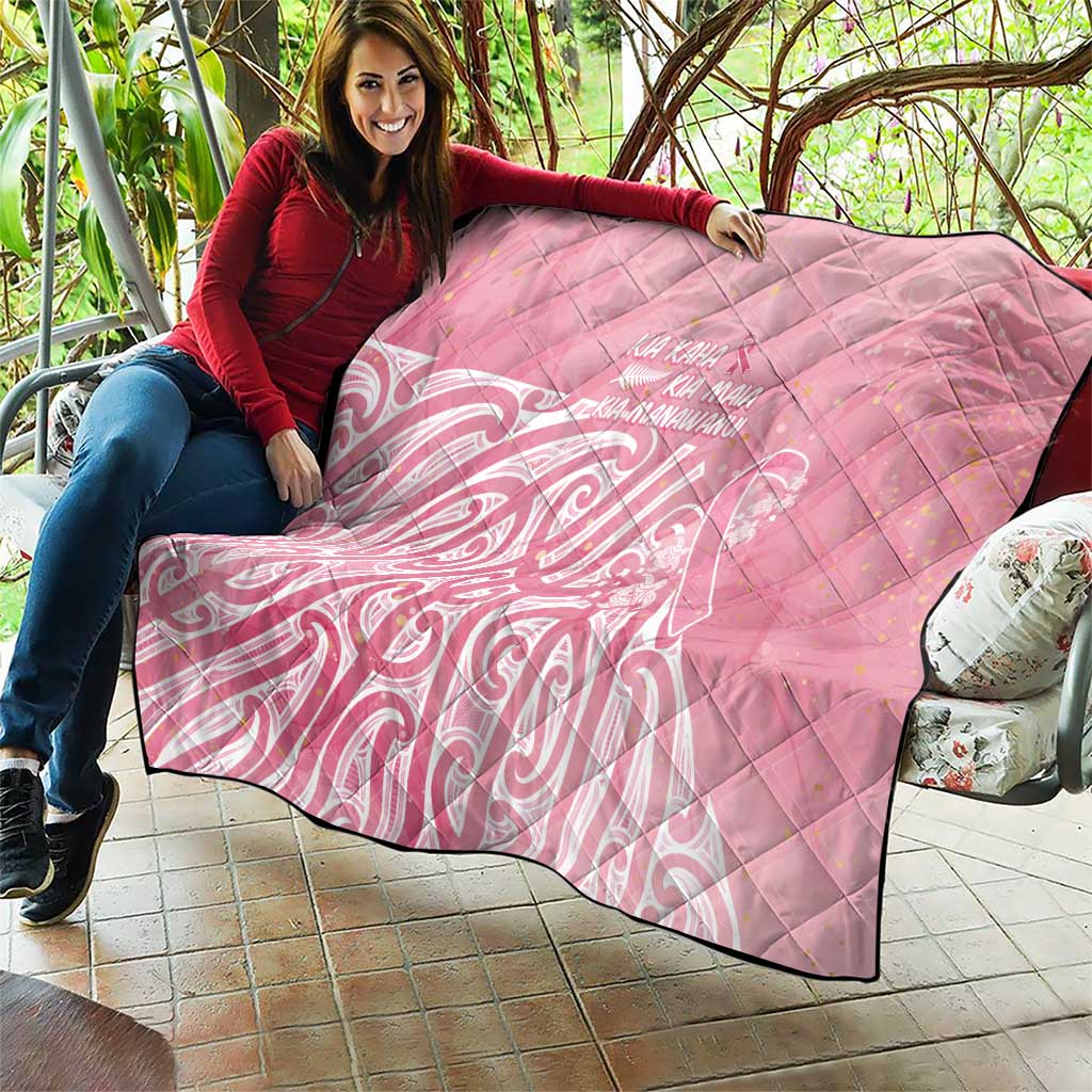 Breast Cancer Awareness Maori Quilt Kia Kaha Kia Maia Kia Manawanui - Polynesian Pride