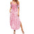 Breast Cancer Awareness Maori Summer Maxi Dress Kia Kaha Kia Maia Kia Manawanui - Polynesian Pride