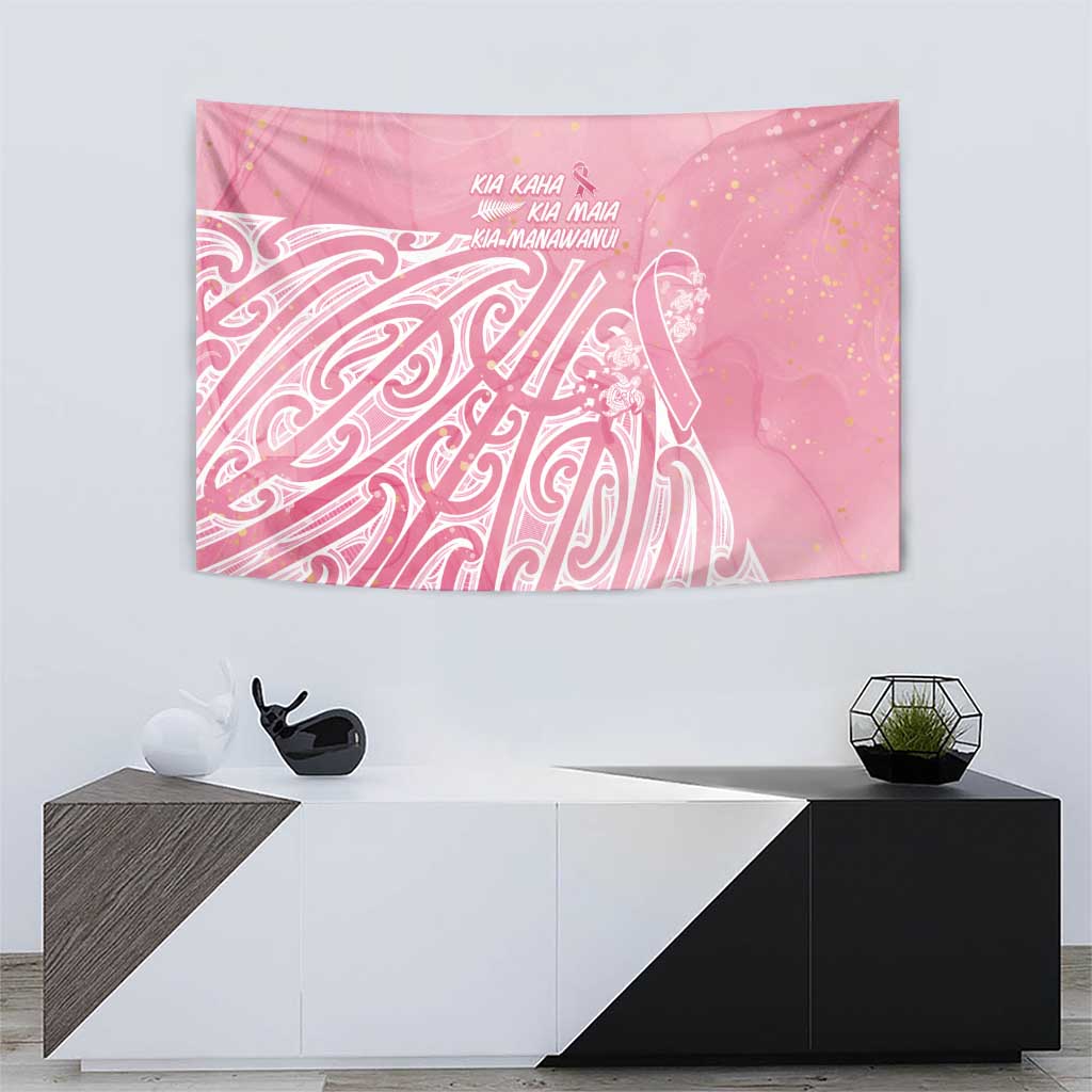 Breast Cancer Awareness Maori Tapestry Kia Kaha Kia Maia Kia Manawanui - Polynesian Pride