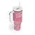 Breast Cancer Awareness Maori Tumbler With Handle Kia Kaha Kia Maia Kia Manawanui - Polynesian Pride
