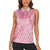 Breast Cancer Awareness Maori Women Sleeveless Polo Shirt Kia Kaha Kia Maia Kia Manawanui - Polynesian Pride