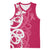 Breast Cancer Awareness Maori Basketball Jersey Koru Kowhaiwhai - Polynesian Pride