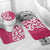 Breast Cancer Awareness Maori Bathroom Set Koru Kowhaiwhai - Polynesian Pride