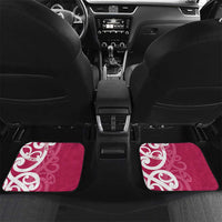 Breast Cancer Awareness Maori Car Mats Koru Kowhaiwhai - Polynesian Pride