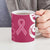 Breast Cancer Awareness Maori Ceramic Mug Koru Kowhaiwhai - Polynesian Pride