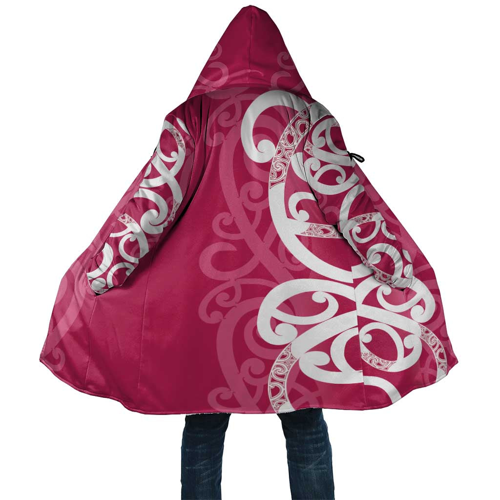 Breast Cancer Awareness Maori Cloak Koru Kowhaiwhai - Polynesian Pride