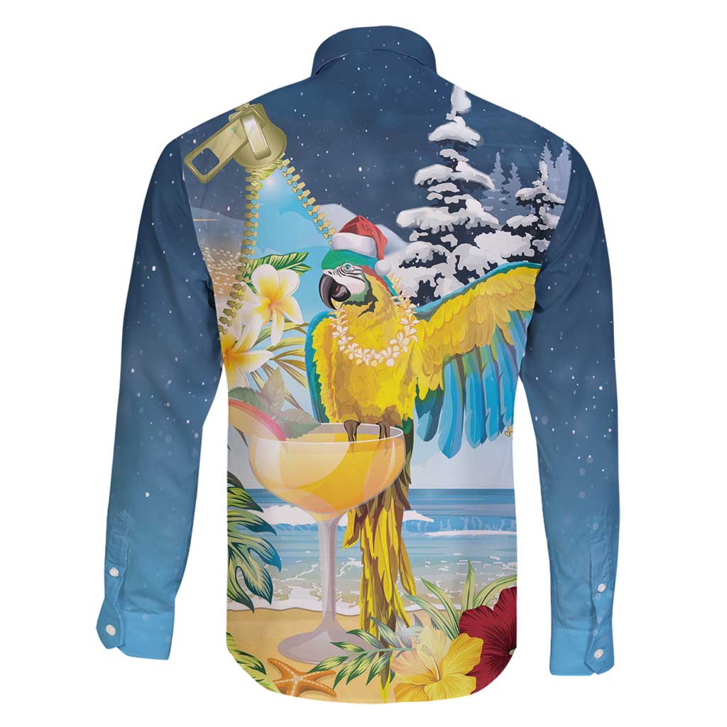 Funny Tropical Christmas Family Matching Off Shoulder Short Dress and Hawaiian Shirt Tis The Season To Get Tipsy