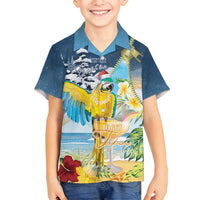 Funny Tropical Christmas Family Matching Summer Maxi Dress and Hawaiian Shirt Tis The Season To Get Tipsy LT7 Son's Shirt Colorful - Polynesian Pride