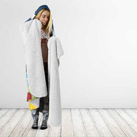 Funny Tropical Christmas Hooded Blanket Tis The Season To Get Tipsy