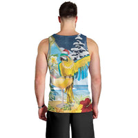 Funny Tropical Christmas Men Tank Top Tis The Season To Get Tipsy