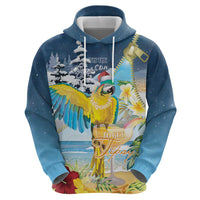 Funny Tropical Christmas Zip Hoodie Tis The Season To Get Tipsy LT7 - Polynesian Pride