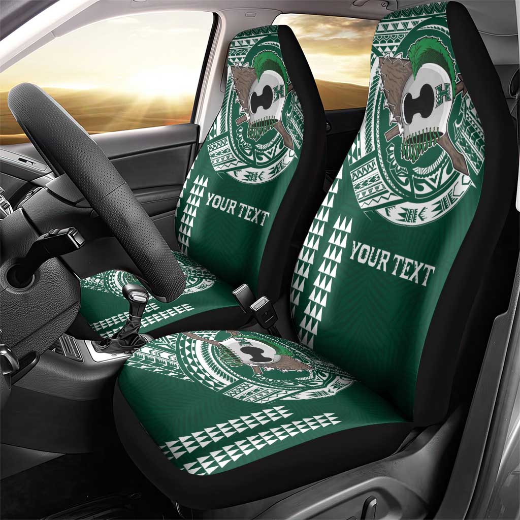 Hawaii Rainbow Warriors Personalized Car Seat Cover Kakau Ikakai Laau Pama
