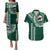 Hawaii Rainbow Warriors Personalized Couples Matching Puletasi and Hawaiian Shirt Kakau Ikakai Laau Pama