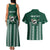 Hawaii Rainbow Warriors Personalized Couples Matching Tank Maxi Dress and Hawaiian Shirt Kakau Ikakai Laau Pama