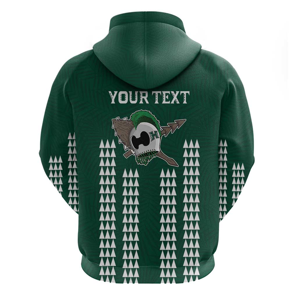 Hawaii Rainbow Warriors Personalized Hoodie Kakau Ikaika Laau Pama LT7 - Polynesian Pride