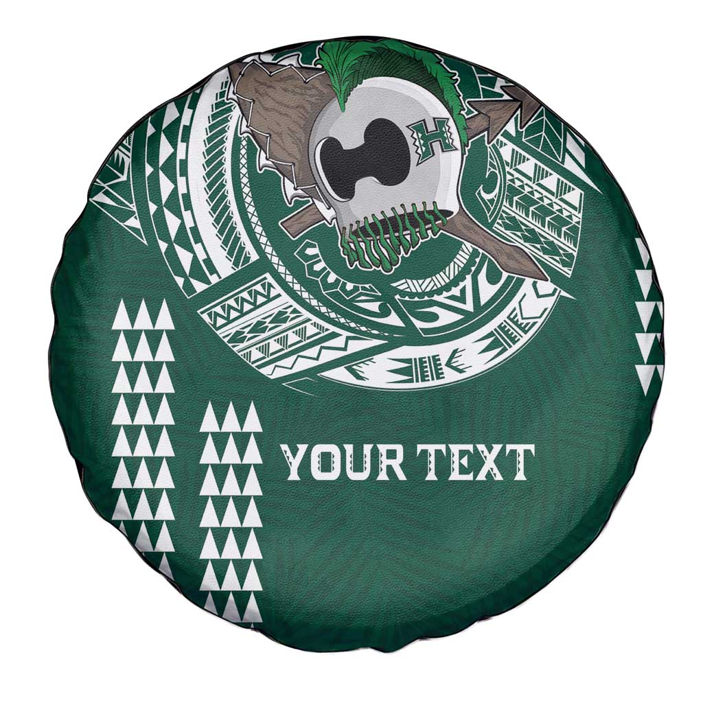 Hawaii Rainbow Warriors Personalized Spare Tire Cover Kakau Ikaika Laau Pama LT7 - Polynesian Pride