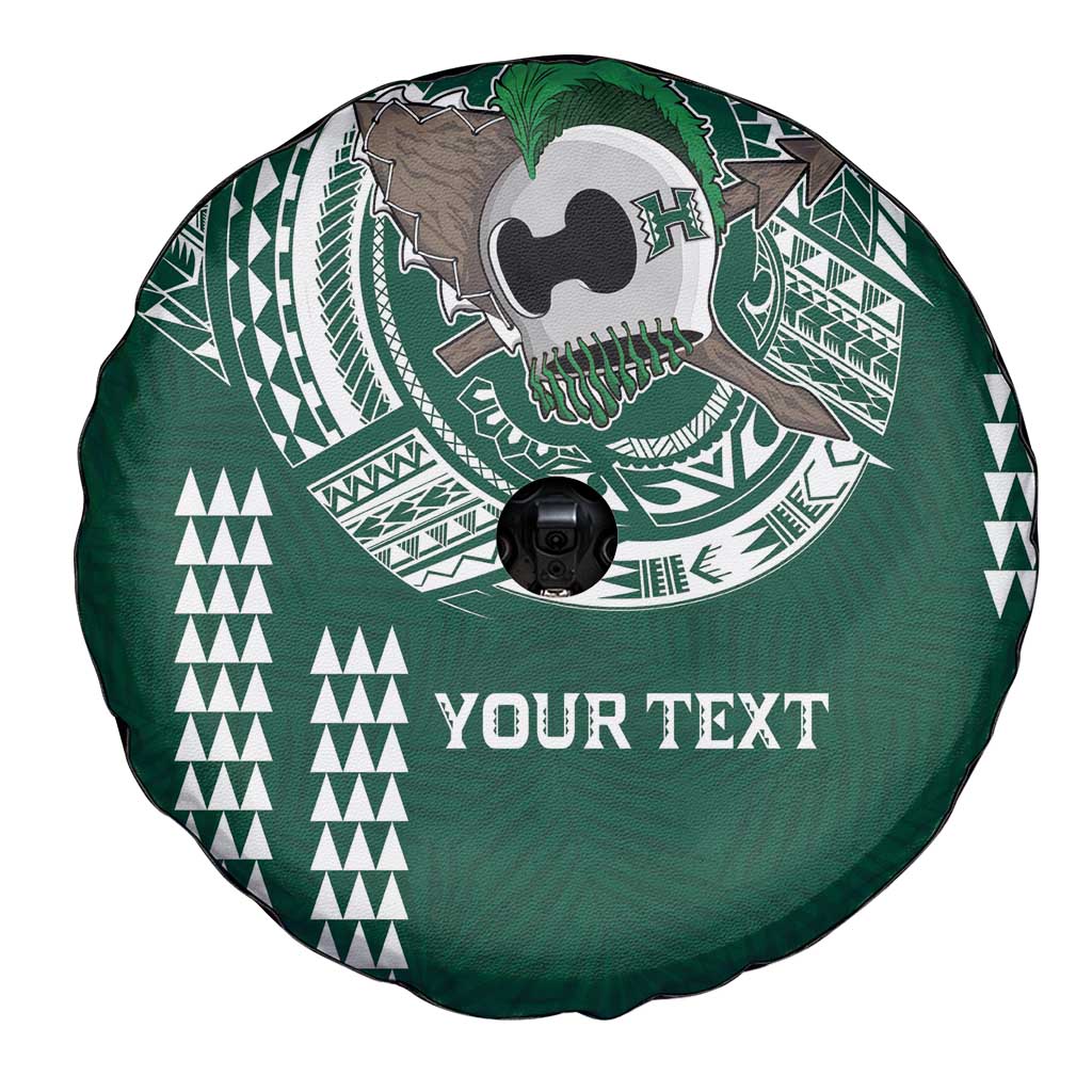 Hawaii Rainbow Warriors Personalized Spare Tire Cover Kakau Ikaika Laau Pama LT7 - Polynesian Pride