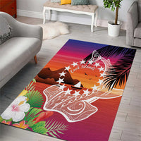 Kia Orana Cook Islands Area Rug Sunset Dream