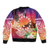 Kia Orana Cook Islands Bomber Jacket Sunset Dream