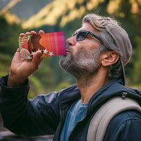 Kia Orana Cook Islands 4 in 1 Can Cooler Tumbler Sunset Dream