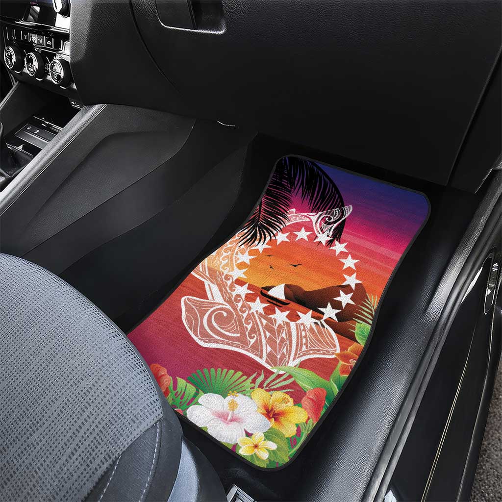 Kia Orana Cook Islands Car Mats Sunset Dream