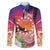 Kia Orana Cook Islands Family Matching Mermaid Dress and Hawaiian Shirt Sunset Dream