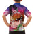 Kia Orana Cook Islands Family Matching Off Shoulder Maxi Dress and Hawaiian Shirt Sunset Dream