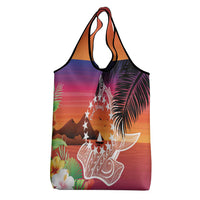 Kia Orana Cook Islands Grocery Bag Sunset Dream