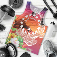 Kia Orana Cook Islands Men Tank Top Sunset Dream