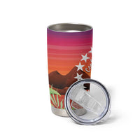 Kia Orana Cook Islands Tumbler Cup Sunset Dream